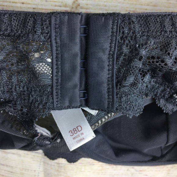 Gillian & O’Malley Underwire Gray Lace Bra 38D - Picture 4 of 8